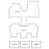 Tapis pour Citroen C8 5 posti 2002-06.2014 MTM