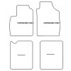 Tapis pour Fiat Panda II (169) 2003-2012 MTM
