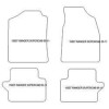 Tapis pour Ford Ranger Super cab 03.2005-2011 MTM