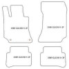 Tapis pour Mercedes CLS (W218) 01.2011-2018 MTM