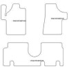 Tapis pour Mercedes Vito Mixto 2003-2014 MTM