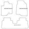 Tapis pour Opel Antara 12.2006-12.2007 MTM