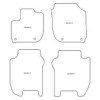 Tapis pour Honda Jazz III 09.2015-05.2020 MTM