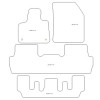 Tapis pour Peugeot 5008 II 7 posti 07.2017-2024 MTM