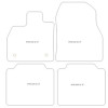 Tapis pour Toyota bZ4X 2022- MTM