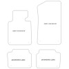 Tapis velour pour BMW Serie 3 (E46) Touring 1998-08.2005 MTM