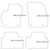 Tapis velour pour Mazda 5 III 5 posti 10.2010- MTM