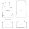 Tapis velour pour Mercedes Classe GLK (X204) 06.2008-2015 MTM