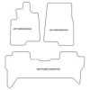 Tapis velour pour Mitsubishi Pajero III long 2000-03.2007 MTM