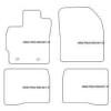 Tapis velour pour Toyota Prius III (XW30) 06.2009-2011 MTM