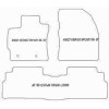 Tapis velour pour Toyota Verso 5 posti 2009- MTM