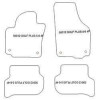 Tapis velour pour Volkswagen Golf Plus 5 (1K) 2004-2009 MTM