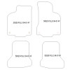Tapis velour pour Volkswagen Polo III (6N) 1994-2002 MTM