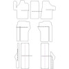 Tapis velour pour Mercedes Viano (W639) long 08.2003-2014 MTM
