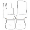 Tapis velour pour Mercedes Classe C (A205) Cabrio 2016- MTM