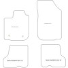 Tapis velour pour Dacia Sandero II / Sandero Stepway 12.2016-12.2020 MTM