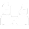 Tapis velour pour Dodge Ram Crew Cab 2013-/ MTM