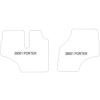 Tapis velour pour Piaggio Porter 1992-2020 MTM