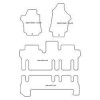 Tapis personnalise pour Hyundai H1 9 posti 07.2008- MTM