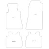 Tapis personnalise pour Mercedes 190 (W201) 1983-1993 MTM