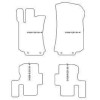 Tapis personnalise pour Mercedes Classe R (W251) 2005-2013 MTM
