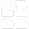 Tapis personnalise pour BMW Serie 2 (F44) Grand Coupe 03.2020-2025 MTM