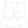 Tapis personnalise pour Tesla Model 3 (Long range) 09.2020- MTM