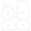 Tapis personnalise pour Mercedes EQS (V297) 2021- MTM