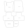 Tapis personnalise pour Mercedes EQB 7 posti 12.2021- MTM