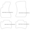 Tapis personnalise pour Daihatsu Terios I (J100 / J102) cambio automatico 1997-2006 MTM