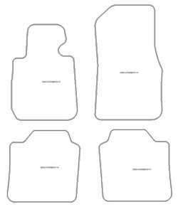 Tappetini per BMW Serie 3 (F34) Grand Turismo 06.2013-09.2020 MTM One