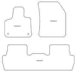 Tappetini per Peugeot 5008 II 5 posti 07.2017-2024 MTM One