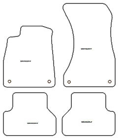 Tappetini auto per Audi A4 (B9) Avant / A4 Allroad (anche g-tron) 09.2019-