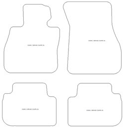 Tapis pour BMW Serie 2 (F44) Grand Coupe 03.2020-2025 MTM One