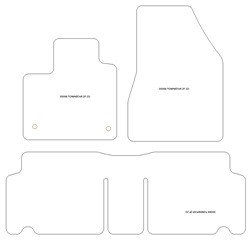 Tapis pour Nissan Townstar 01.2022- MTM One