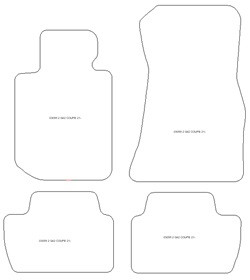 Tapis pour BMW Serie 2 (G42) / M2 Coupe (G87) Coupe 2021- MTM One