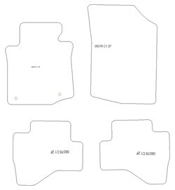 Tapis pour Citroen C5 X (aussi Plug-in Hybrid) 05.2022- MTM One