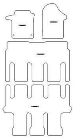 Tapis pour Mercedes Vito / eVito (electric) tourer 2014- MTM One