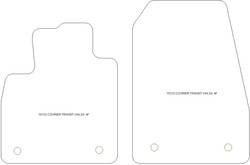 Tapis pour Ford Courier Transit 2024- MTM One