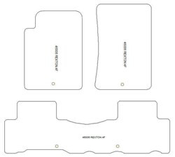 Tapis velour pour SsangYong Rexton 2004-05.2013 MTM
