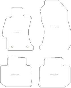 Tappetini per Subaru Impreza IV 04.2013-2017 MTM Plus