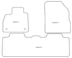 Tappetini per Renault Espace V 04.2015-03.2023 MTM Plus