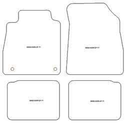 Tappetini per Nissan Micra (K14) 03.2017- MTM Plus