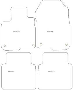 Tapis pour Honda CR-V V (aussi Hybrid e:HEV) 2018-2023 MTM Plus