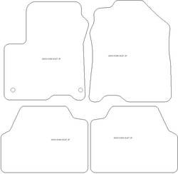 Tapis pour Hyundai Kona Electric 2018-08.2023 MTM Plus
