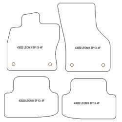 Tapis pour Seat Leon III (5F) Sportstourer 10.2012-08.2020 MTM Plus