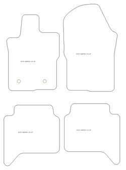 Tapis pour Volkswagen Amarok II Double Cab 2023- MTM Plus