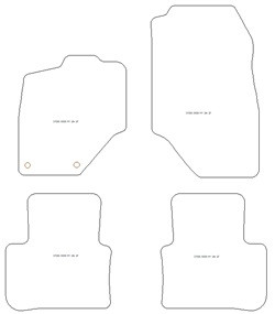 Tapis pour Peugeot 5008 III Hybrid 2024- MTM Plus