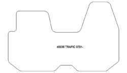 es. tapis de sol auto MTM Top - bordure noire similicuir - surpiqure blanche