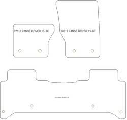 es. tapis de sol auto MTM Top - bordure noire similicuir - surpiqure blanche